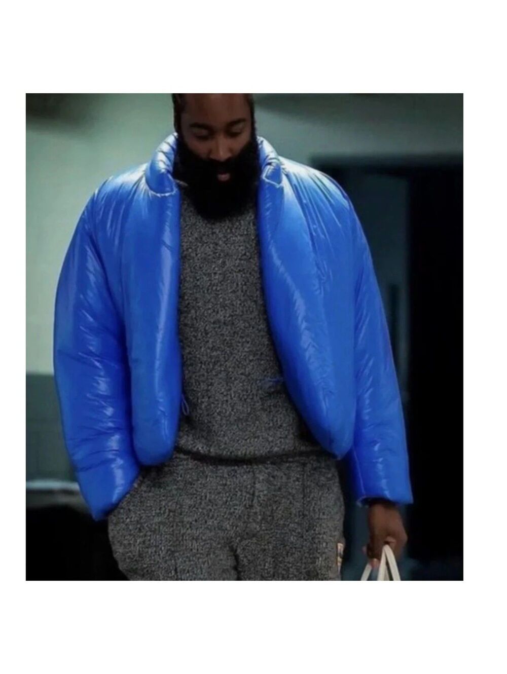 Yeezy Gap Round Jacket Blue L $200